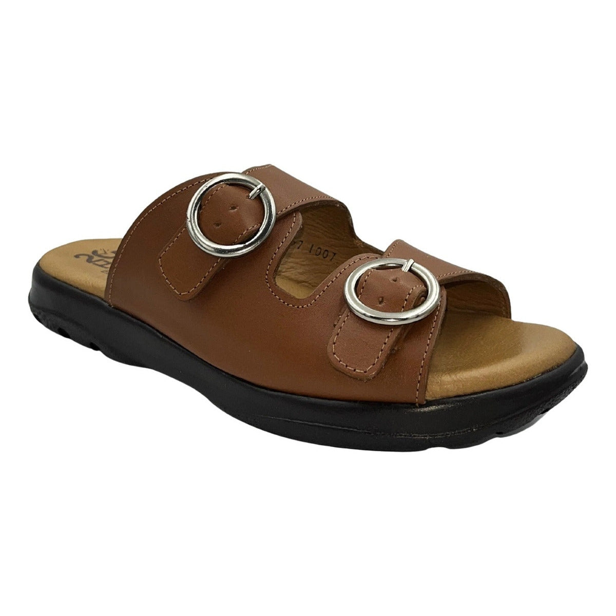 Sandalia Huarache De Piel Para Mujer Cómodo 20 Hrs 1007