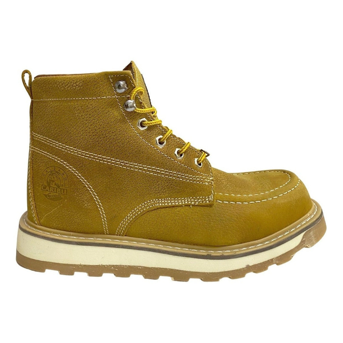 Bota De Trabajo Caribu Modelo 363 De Piel Casual