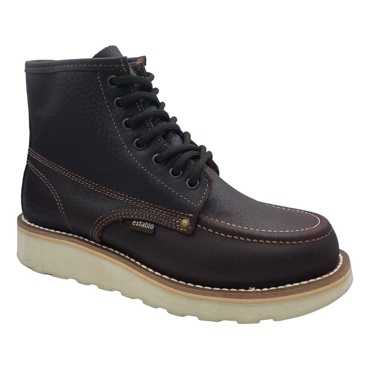 Bota Botín Establo Piel Res De Trabajo Modelo 518