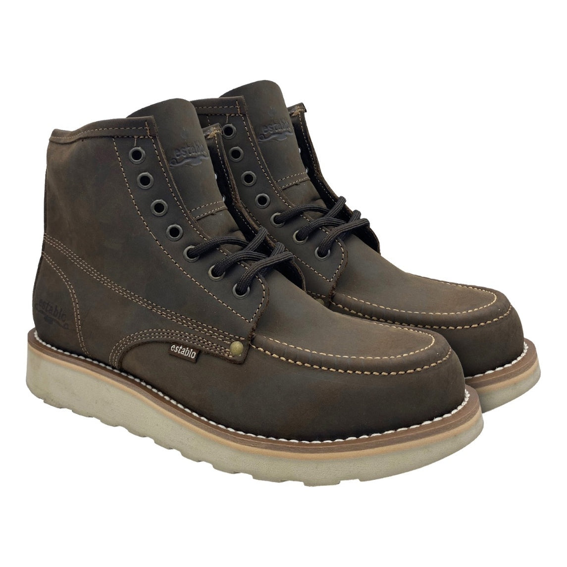 Bota Botín Establo Piel Res De Trabajo Modelo 518