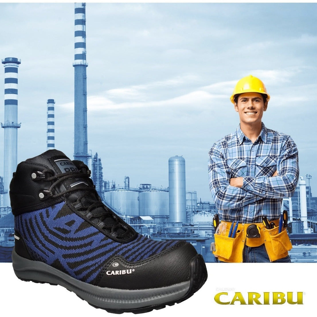 Bota Caribú 340 Industrial Con Casco