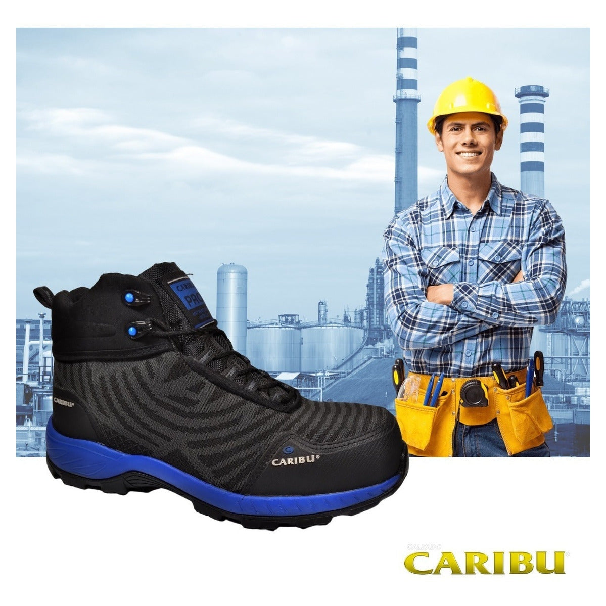 Bota Caribú 340 Industrial Con Casco