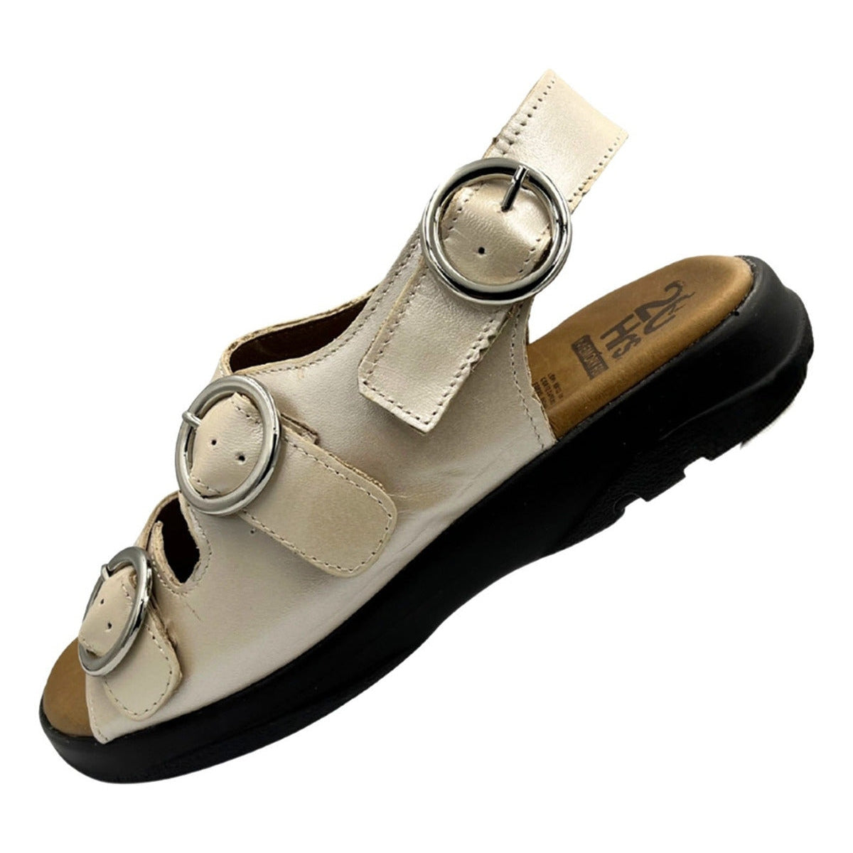 Sandalia Huarache De Piel Para Mujer Cómodo 20 Hrs 1010