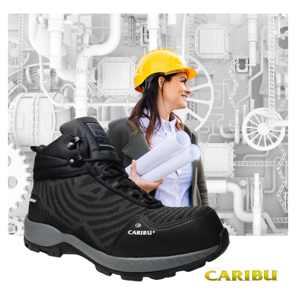 Bota Caribú 340 Industrial Con Casco