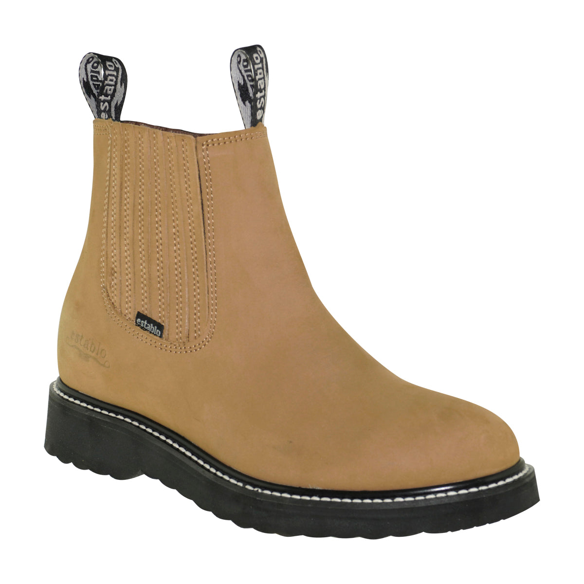 Bota Botín Establo Piel Res Suela Goma Modelo 555