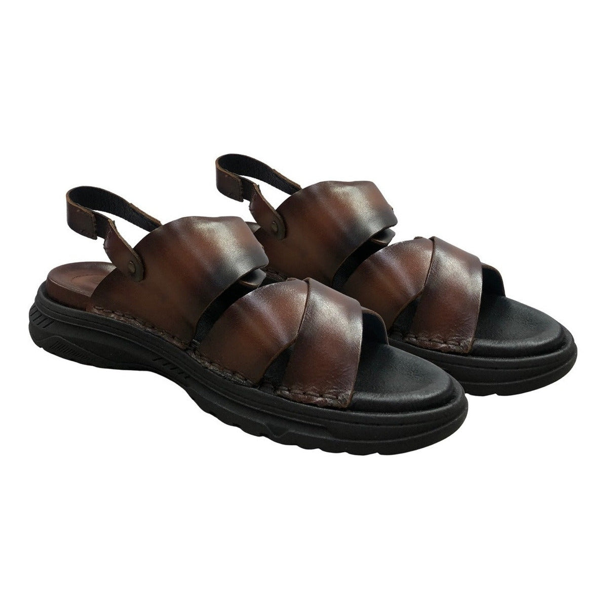 Huarache Tejidos Caballero Lobo Solo 6543 Sandalia Piel