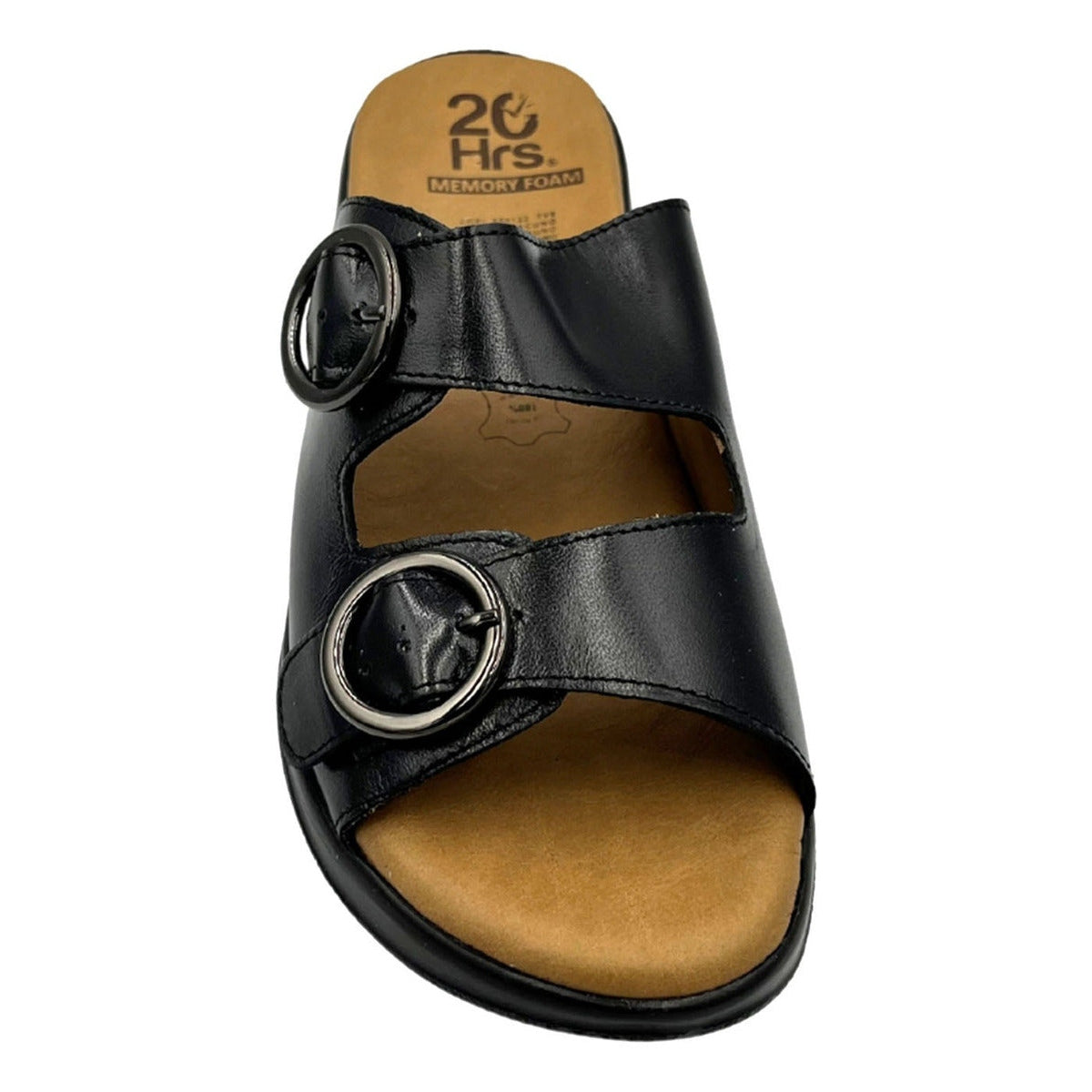 Sandalia Huarache De Piel Para Mujer Cómodo 20 Hrs 1007