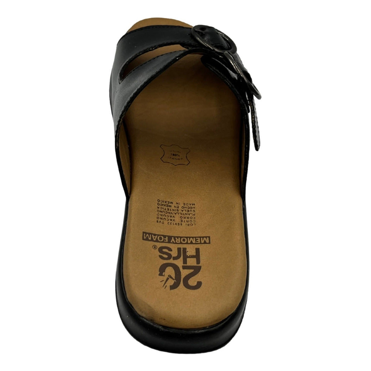 Sandalia Huarache De Piel Para Mujer Cómodo 20 Hrs 1007
