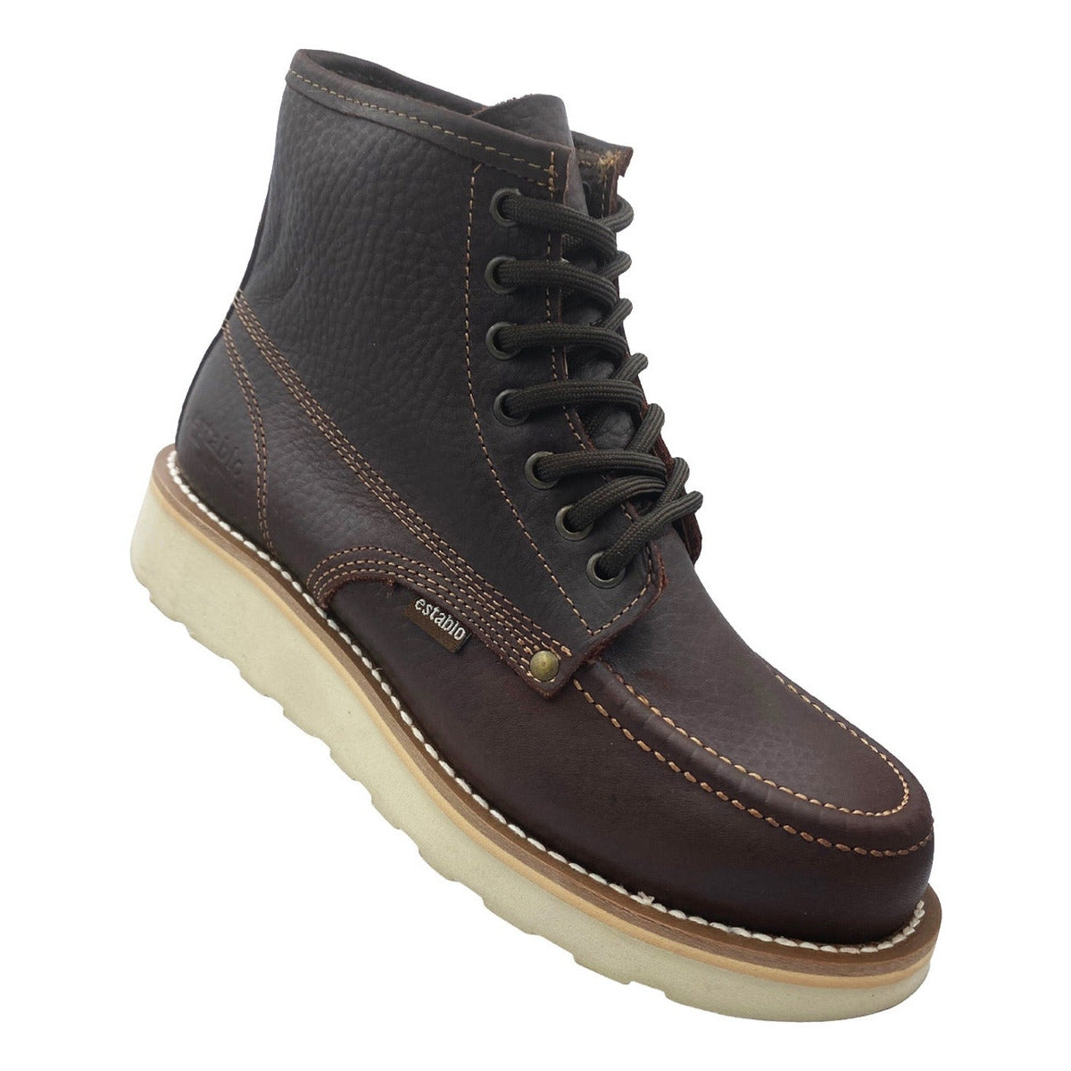 Bota Botín Establo Piel Res De Trabajo Modelo 518