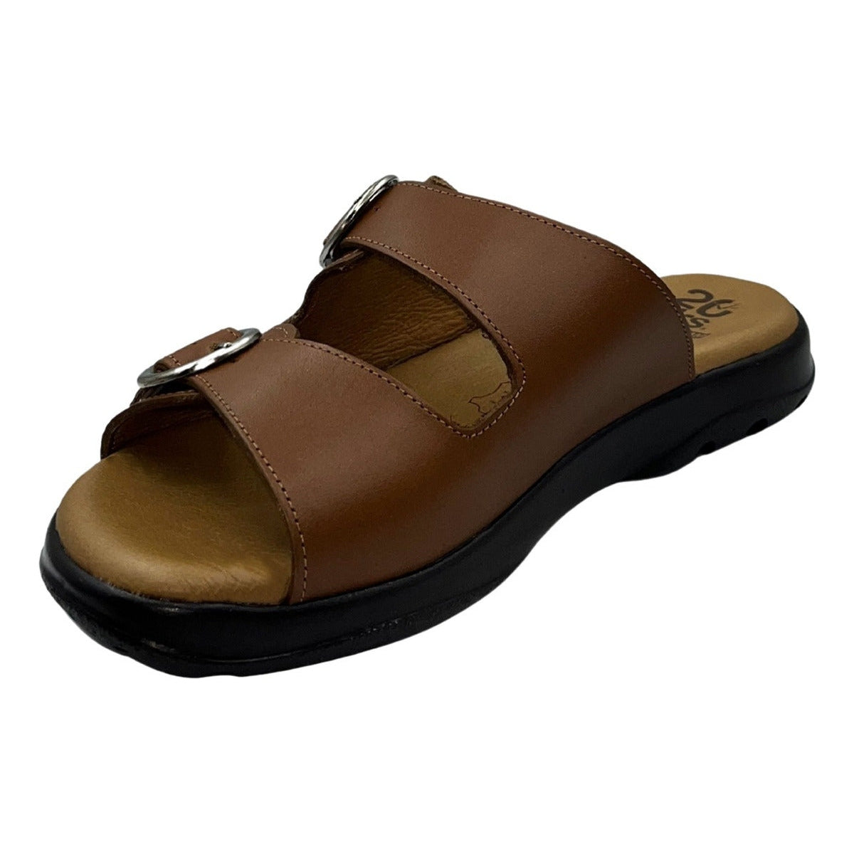 Sandalia Huarache De Piel Para Mujer Cómodo 20 Hrs 1007