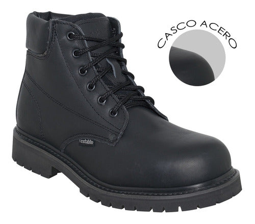 Bota Industrial De Trabajo Con Casquillo Establo Modelo 548