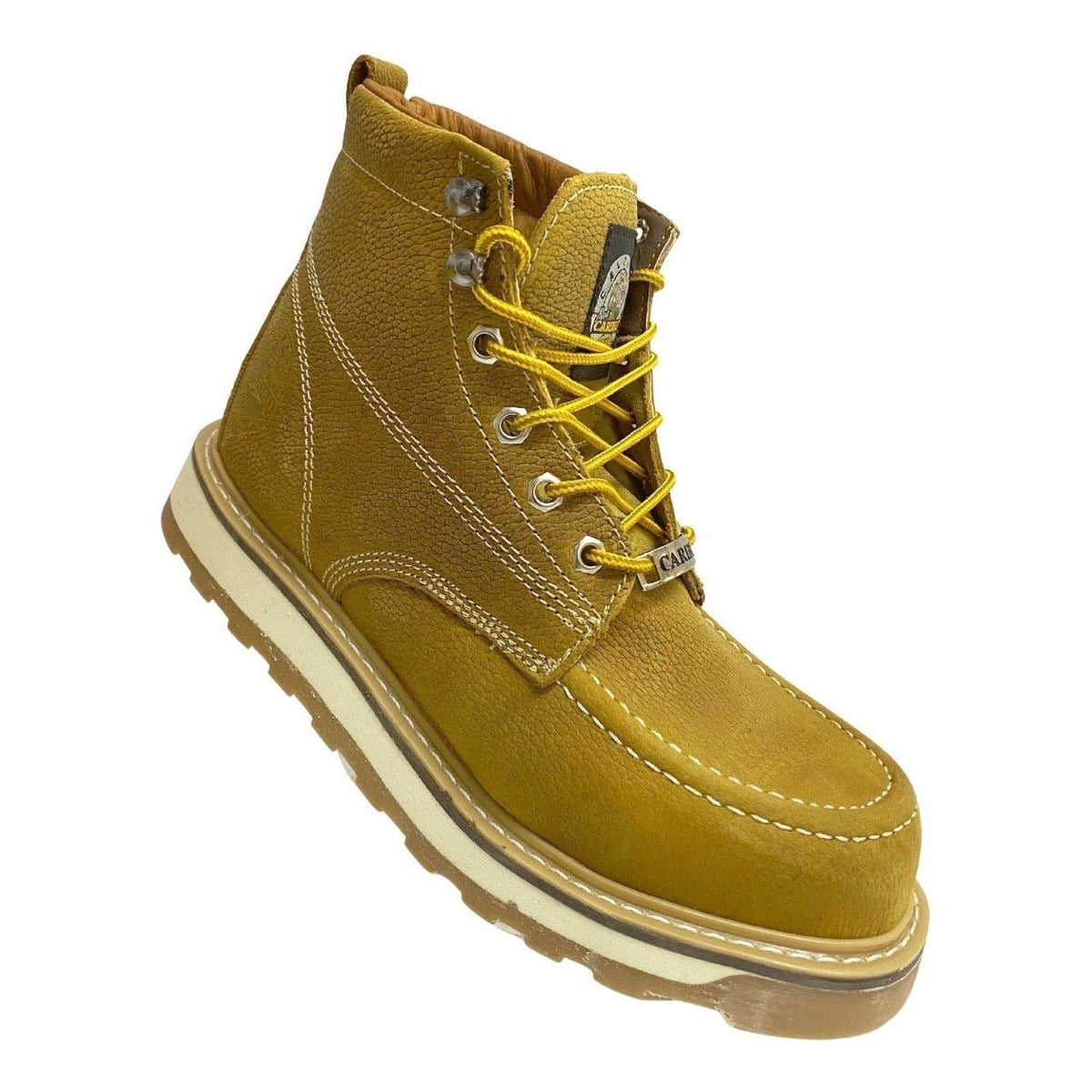 Bota De Trabajo Caribu Modelo 363 De Piel Casual