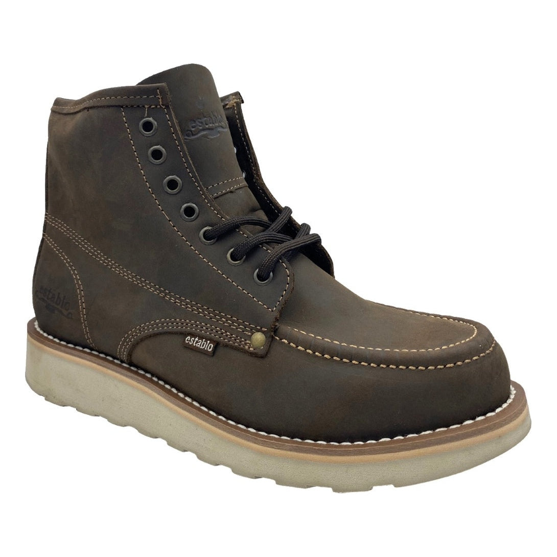 Bota Botín Establo Piel Res De Trabajo Modelo 518