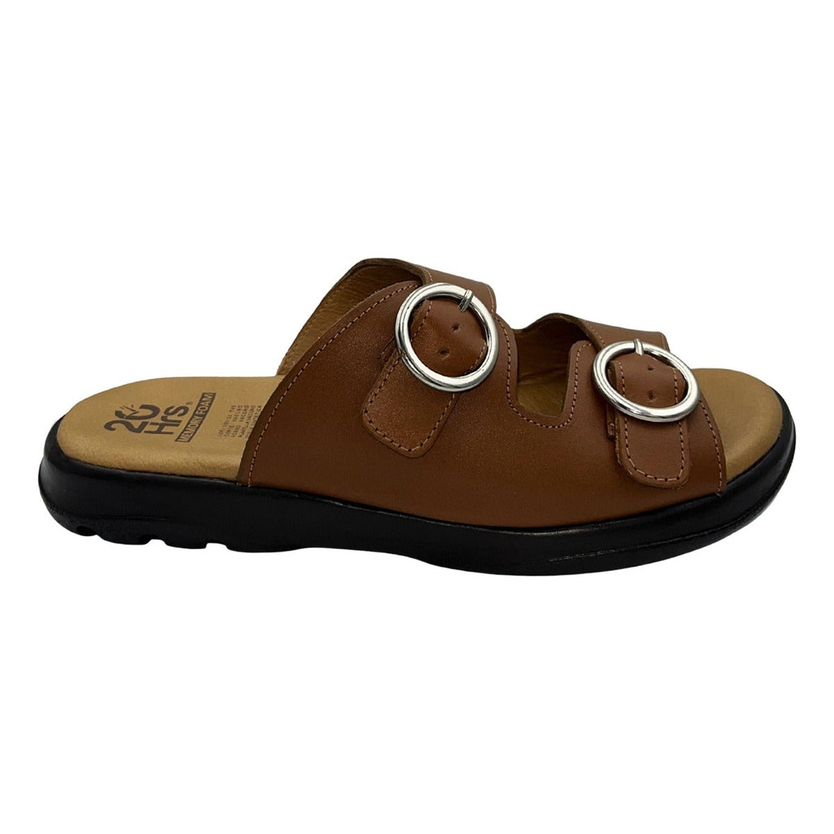Sandalia Huarache De Piel Para Mujer Cómodo 20 Hrs 1007