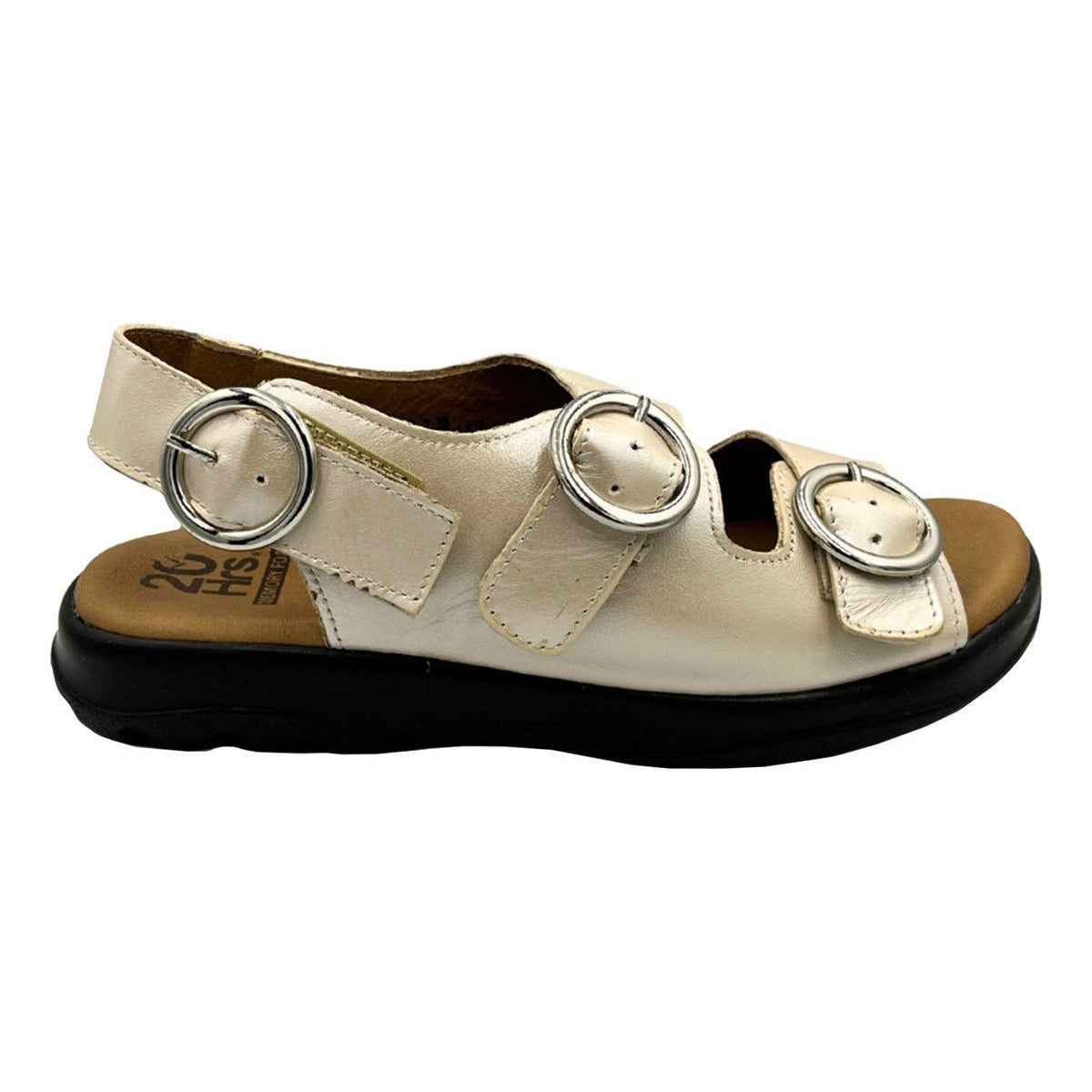 Sandalia Huarache De Piel Para Mujer Cómodo 20 Hrs 1010