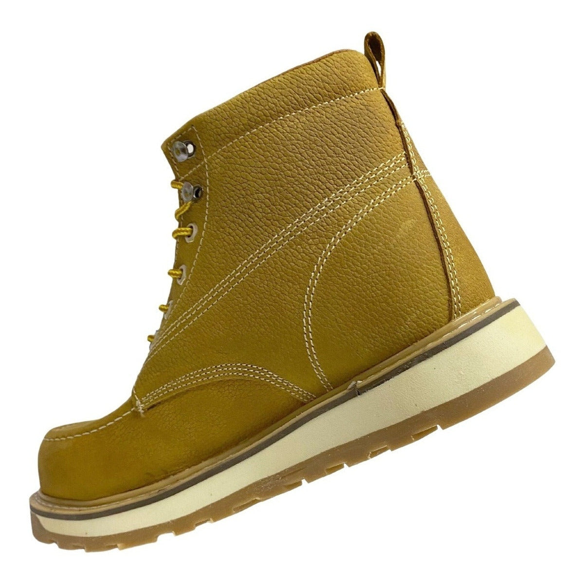 Bota De Trabajo Caribu Modelo 363 De Piel Casual
