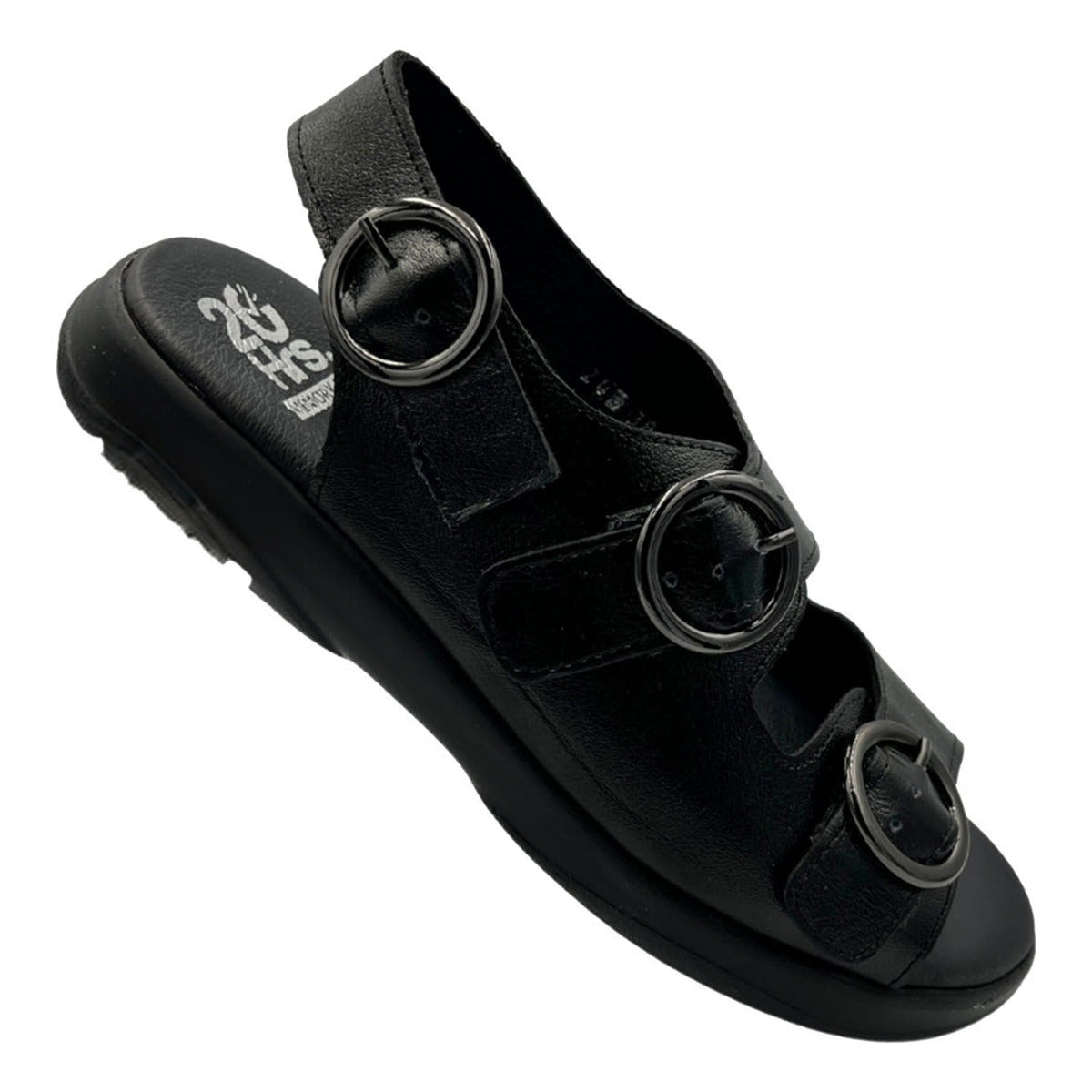 Sandalia Huarache De Piel Para Mujer Cómodo 20 Hrs 1010