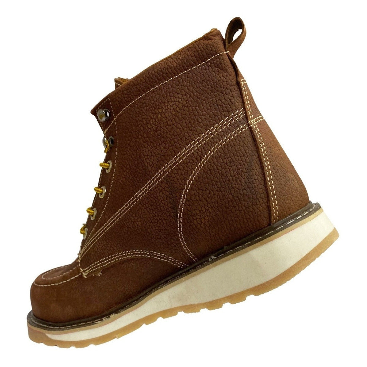 Bota De Trabajo Caribu Modelo 363 De Piel Casual