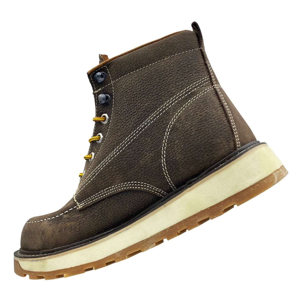 Bota De Trabajo Caribu Modelo 363 De Piel Casual