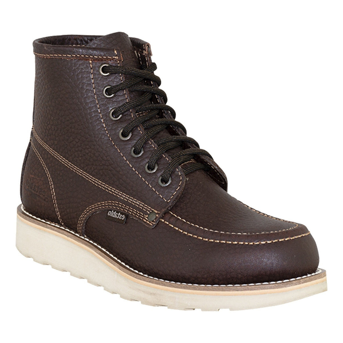 Bota Botín Establo Piel Res De Trabajo Modelo 518