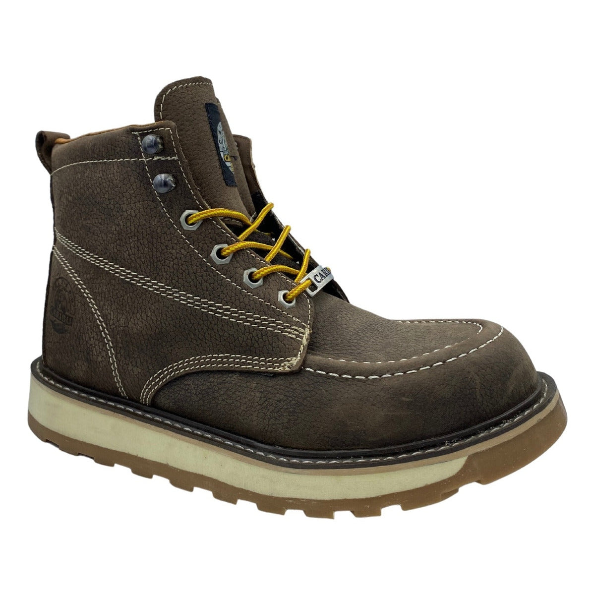 Bota De Trabajo Caribu Modelo 363 De Piel Casual