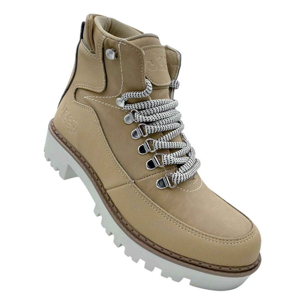Botas Jeep Mujer 050-50 Arena Casual Originales
