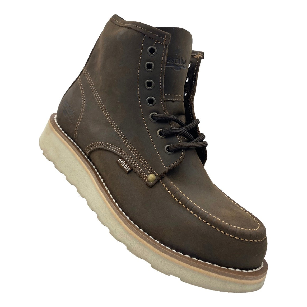 Bota Botín Establo Piel Res De Trabajo Modelo 518