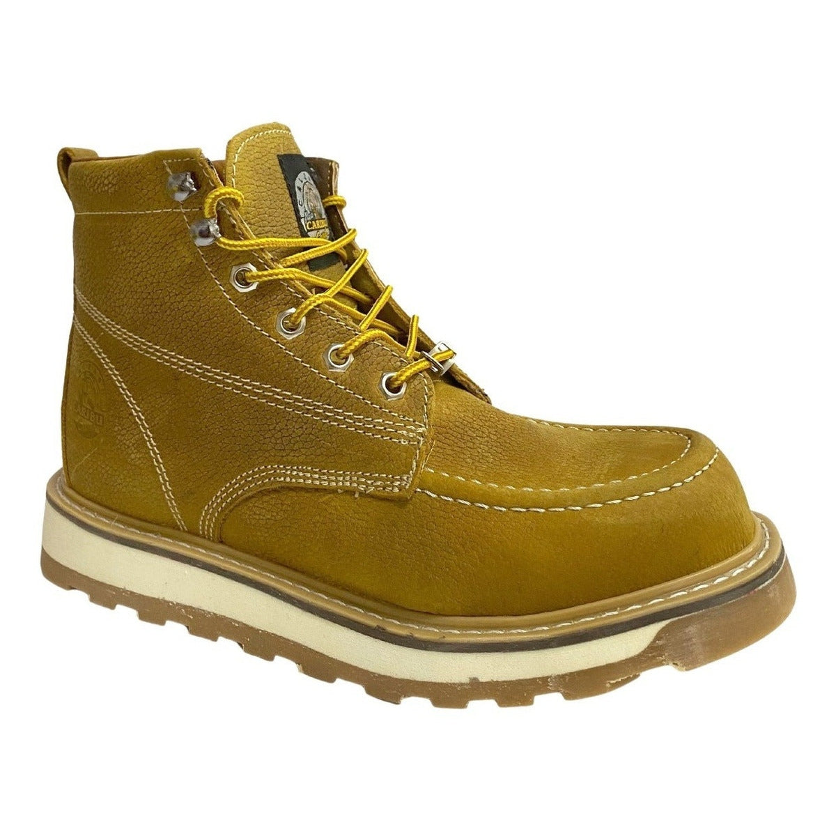 Bota De Trabajo Caribu Modelo 363 De Piel Casual