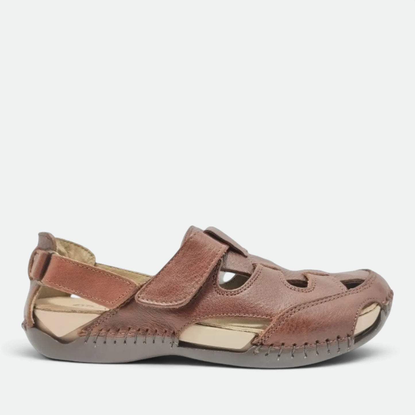 Huarache Sandalia De Piel Lobo Solo Para Dama Modelo 1801