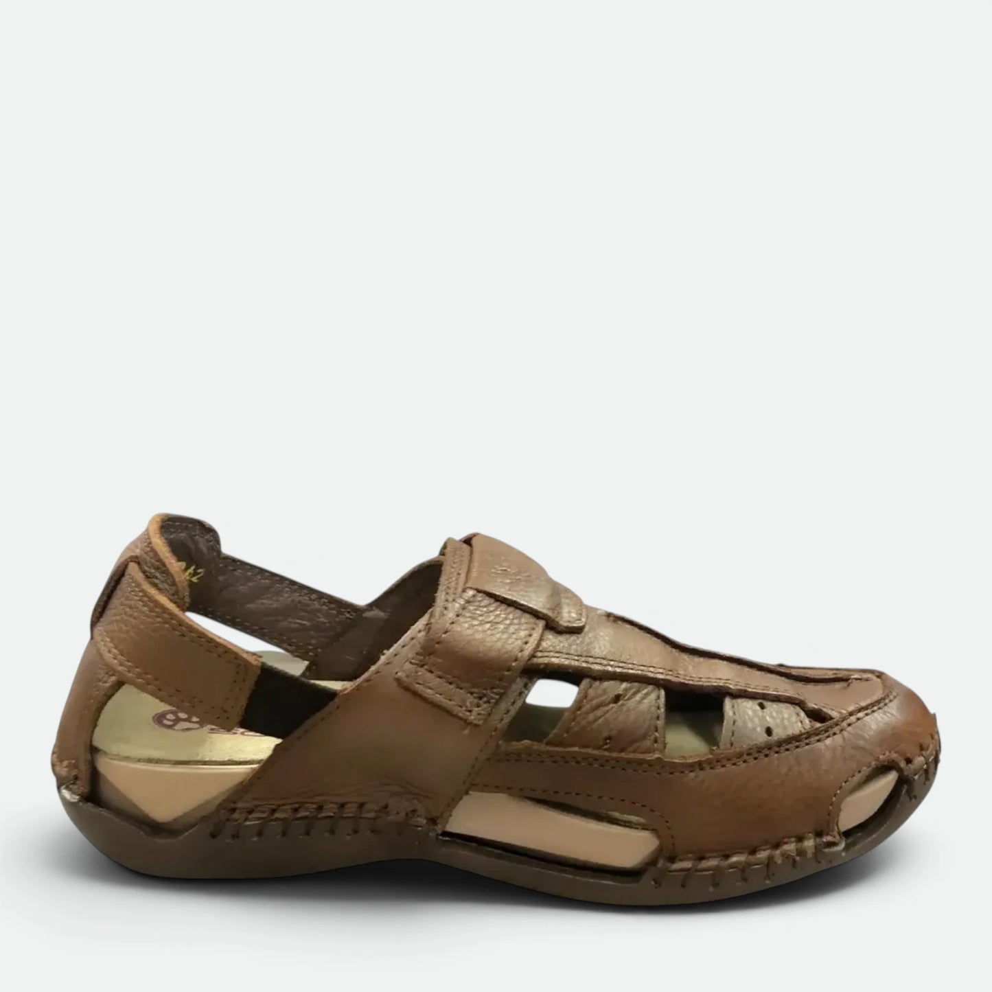 Huarache Tejido Dama Lobo Solo 1943 Sandalia Piel