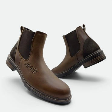 Bota Botín Jeep 20101 Caballero Chelsea De Piel