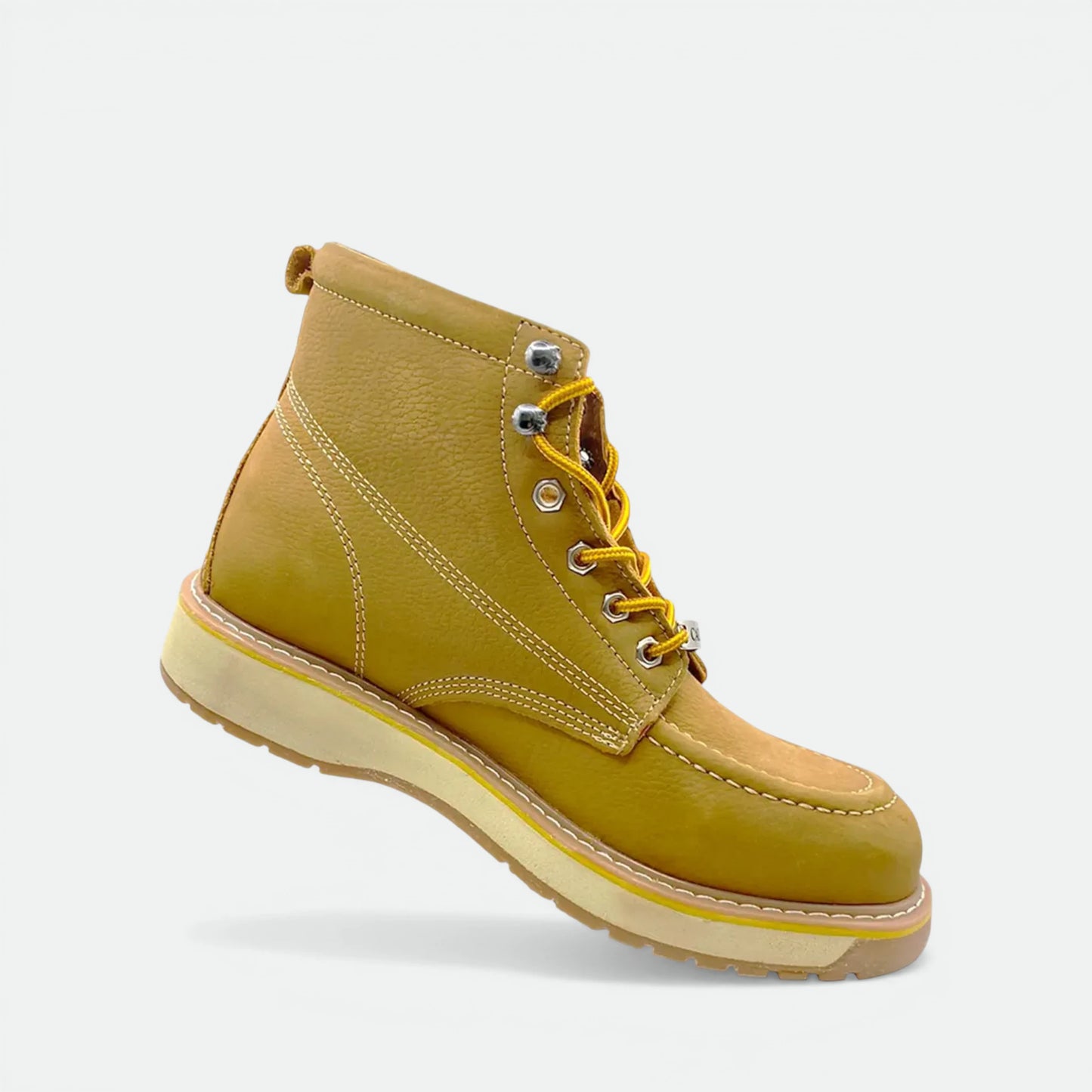 Bota De Trabajo Caribu Modelo 363e De Piel Casual