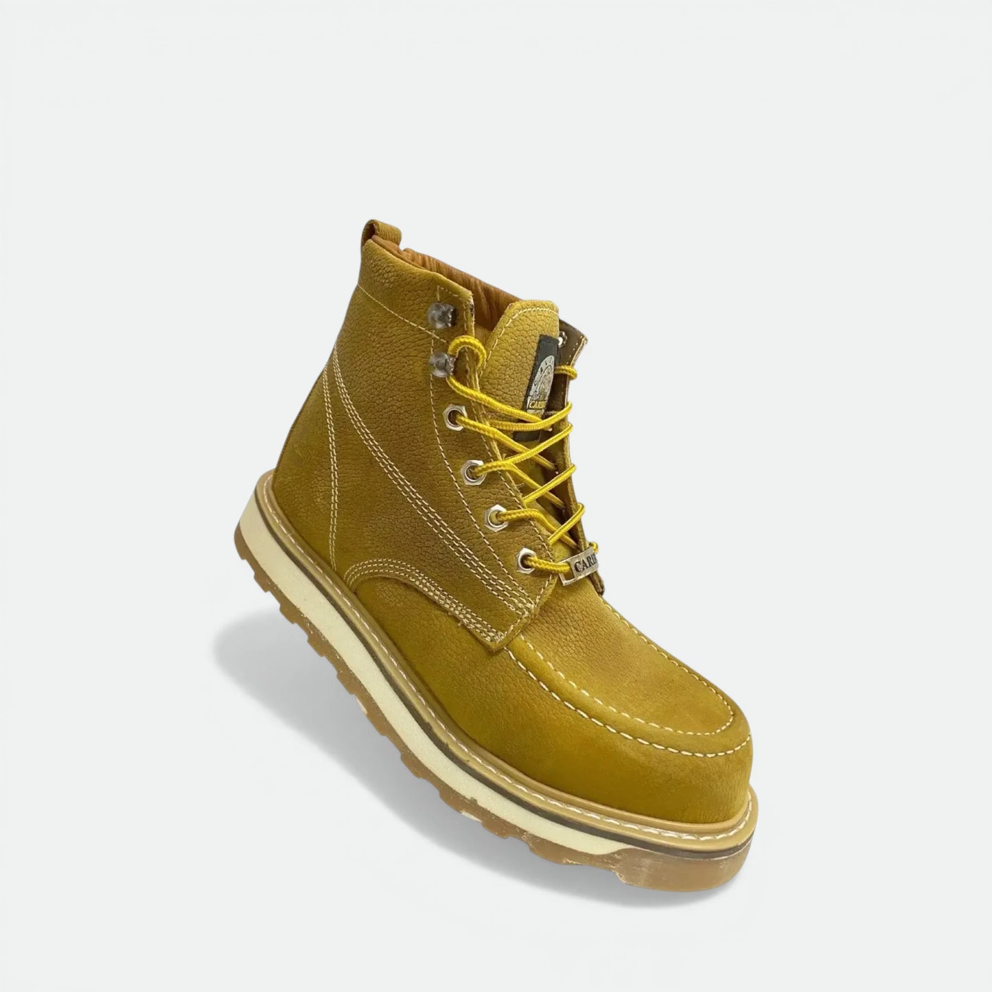Bota De Trabajo Caribu Modelo 363 De Piel Casual