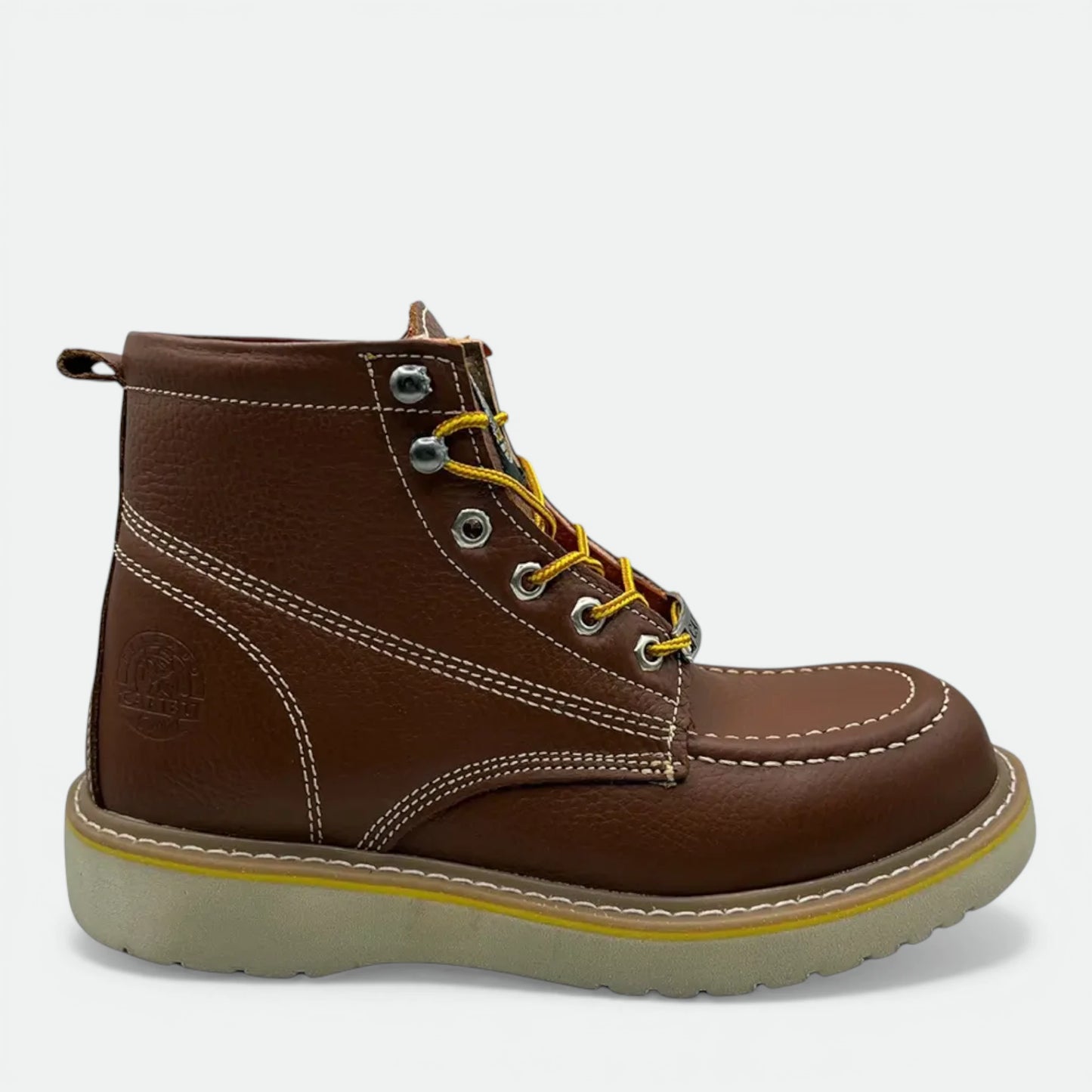 Bota De Trabajo Caribu Modelo 363-p De Piel Casco Poliamida