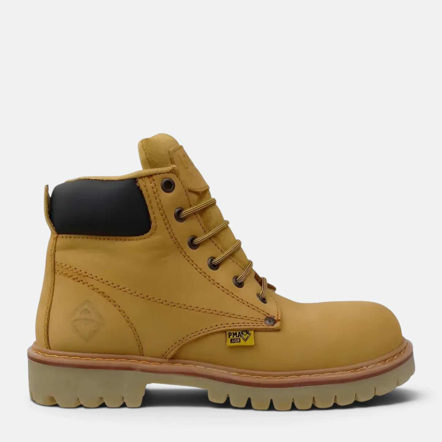 Bota Industrial Pma 36 Con Casco De Acero 100% Piel