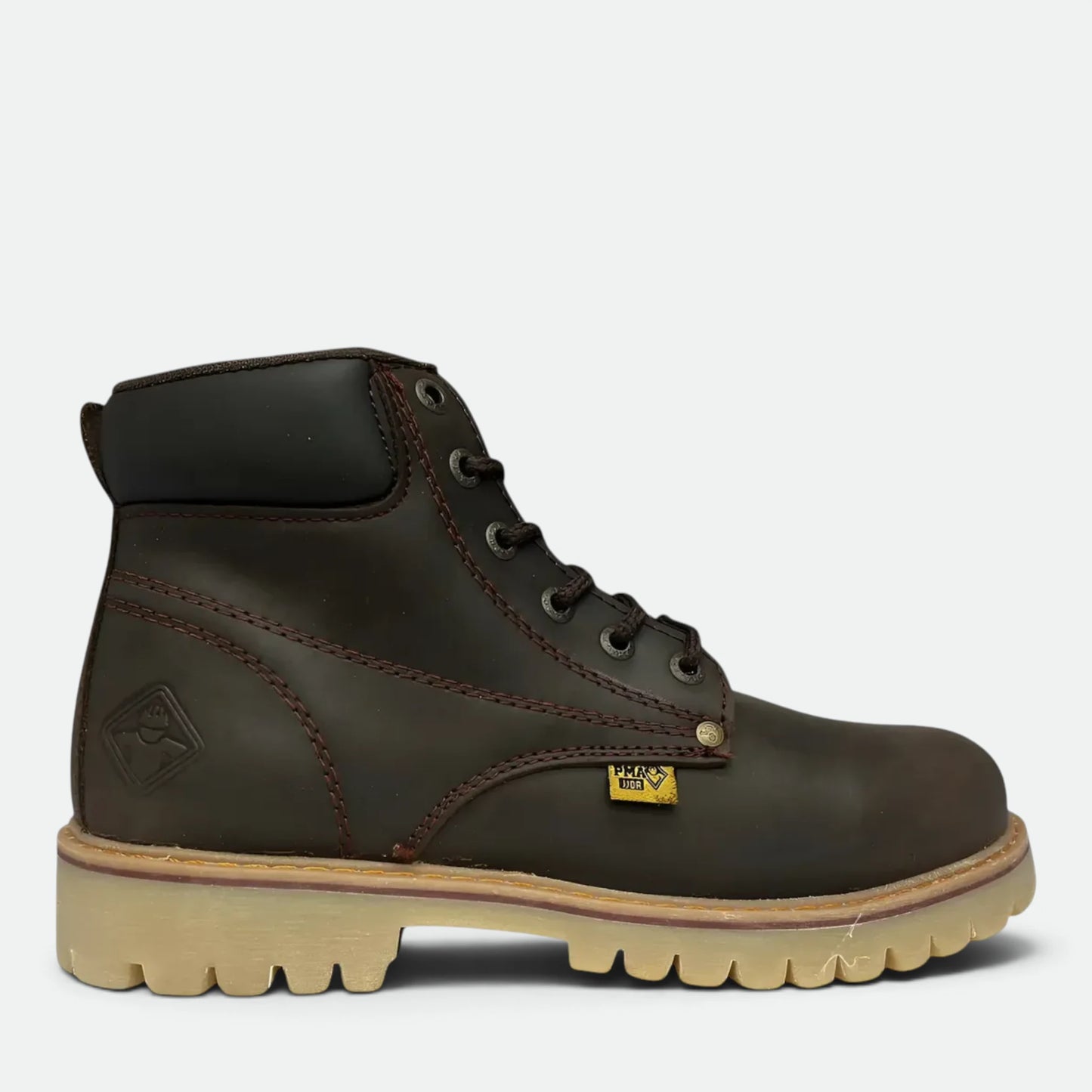 Bota Industrial Pma 36 Con Casco De Acero 100% Piel