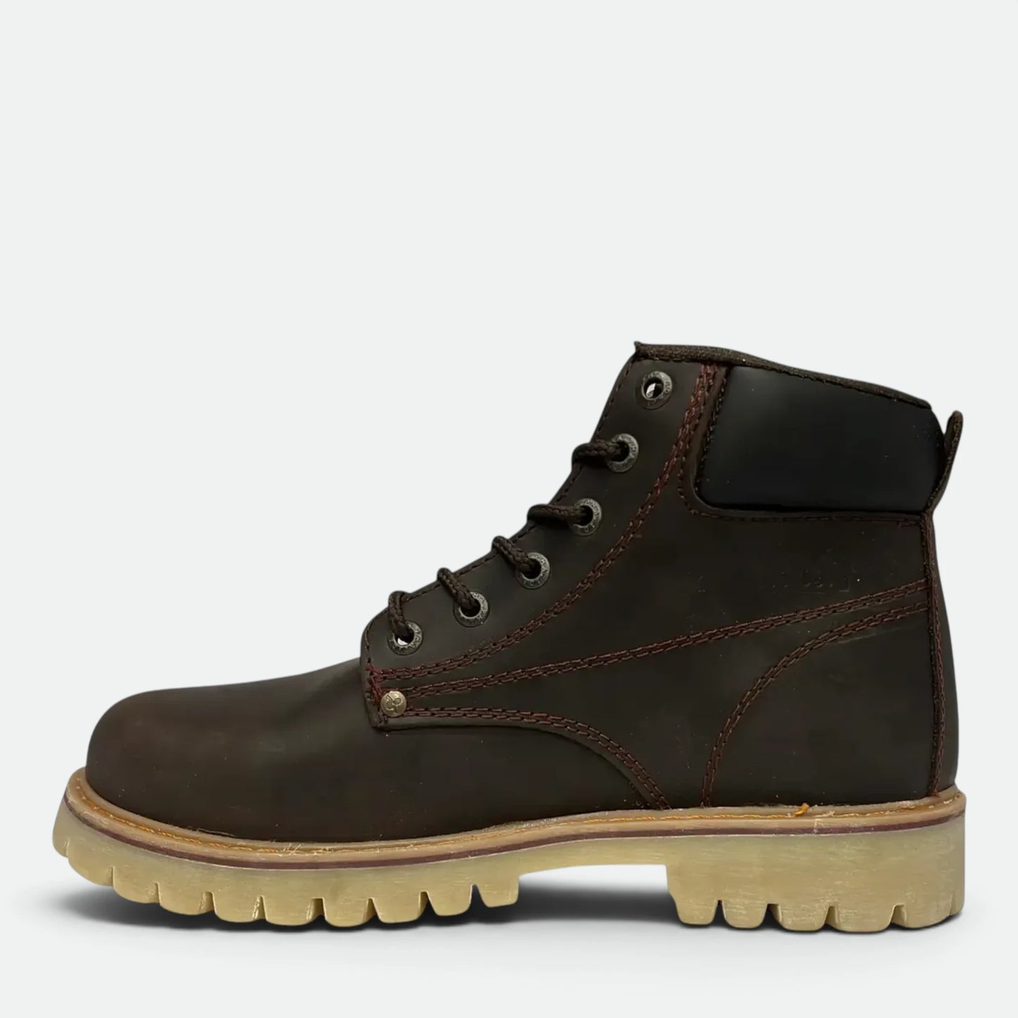 Bota Industrial Pma 36 Con Casco De Acero 100% Piel