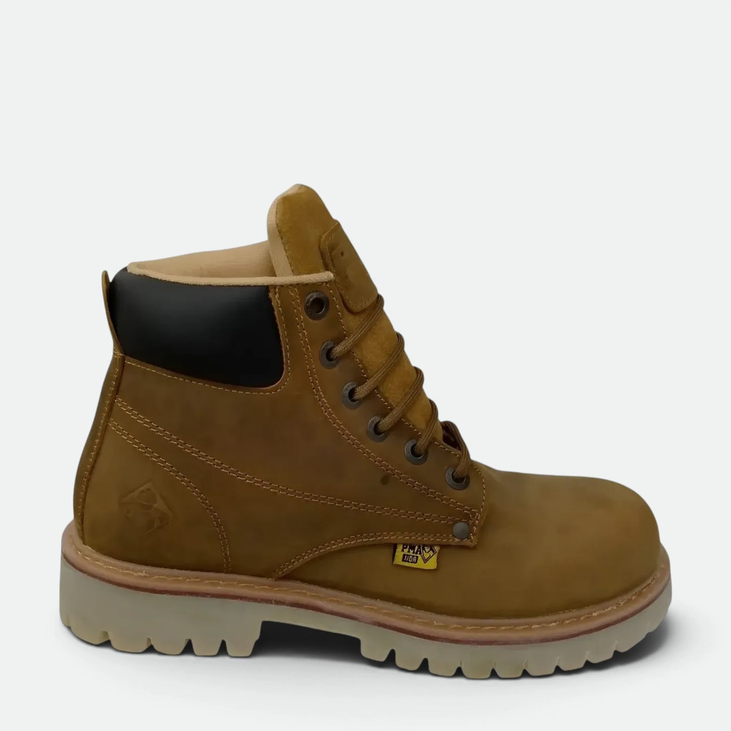 Bota Industrial Pma 36 Con Casco De Acero 100% Piel