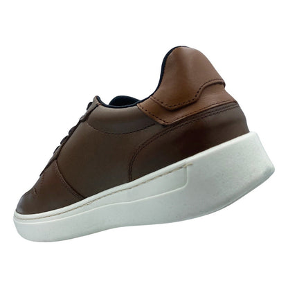 Zapato Tenis Casual De Piel Formal Para Hombre Vertical 4800