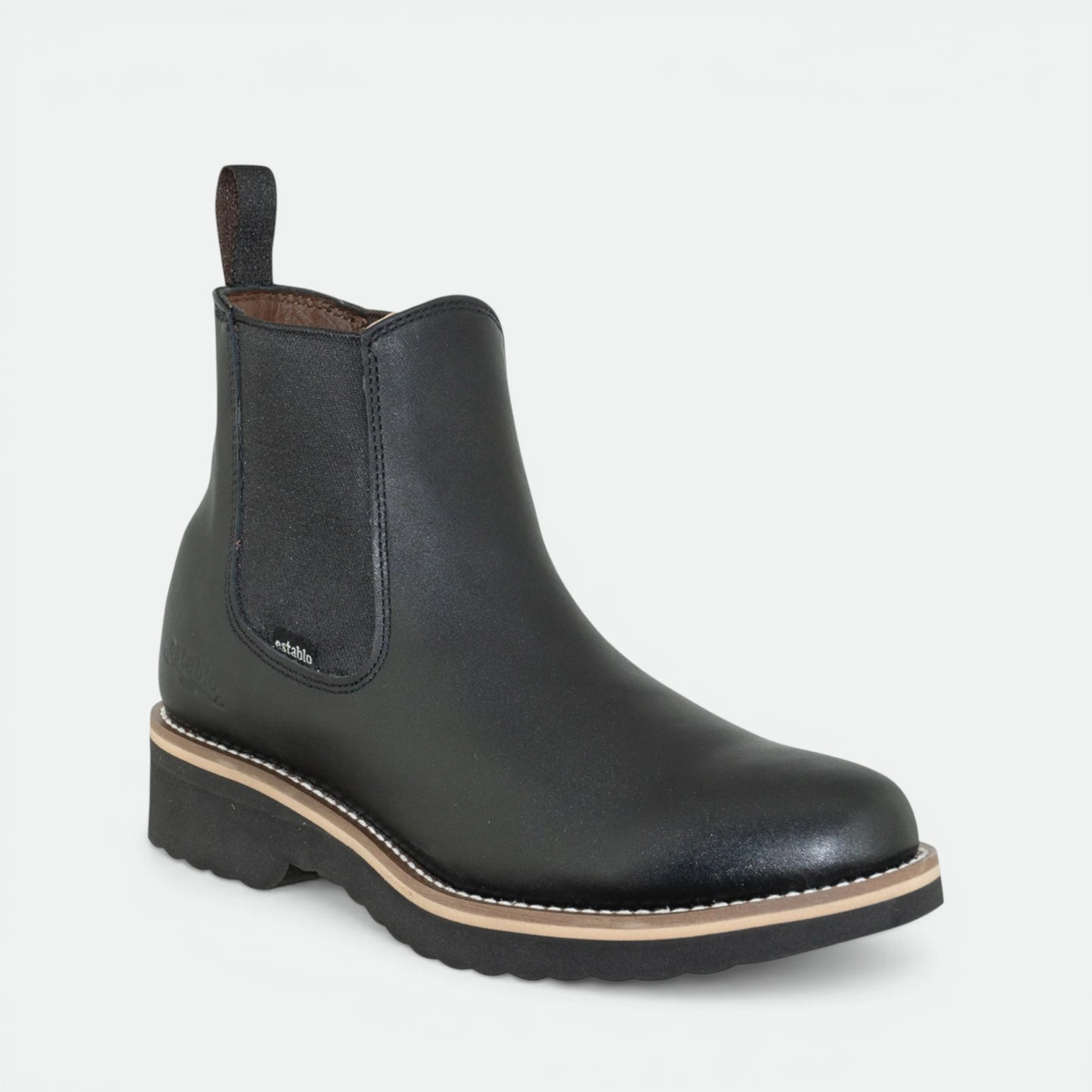Bota Botin Establo Piel Res Suela De Goma Modelo 502