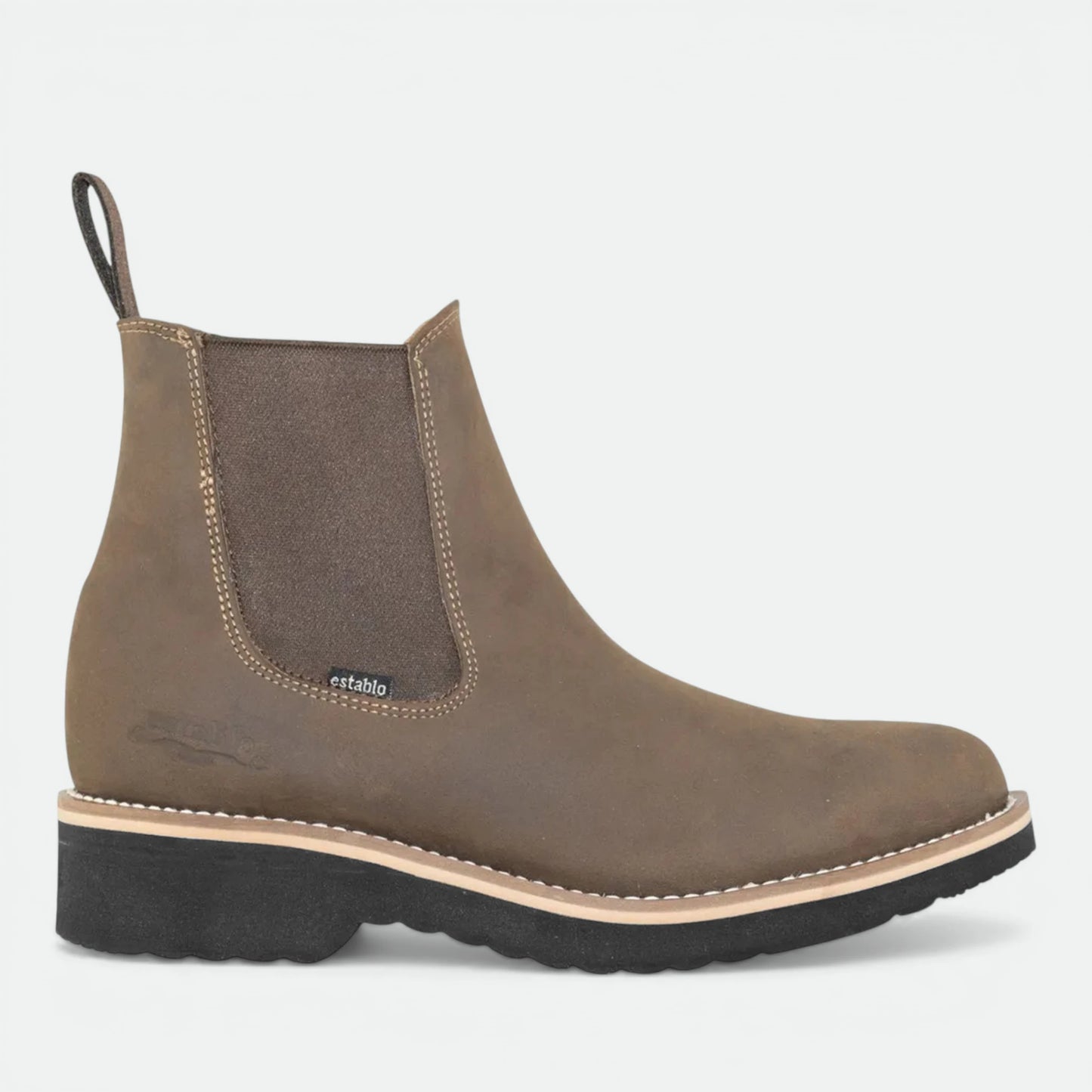 Bota Botin Establo Piel Res Suela De Goma Modelo 502