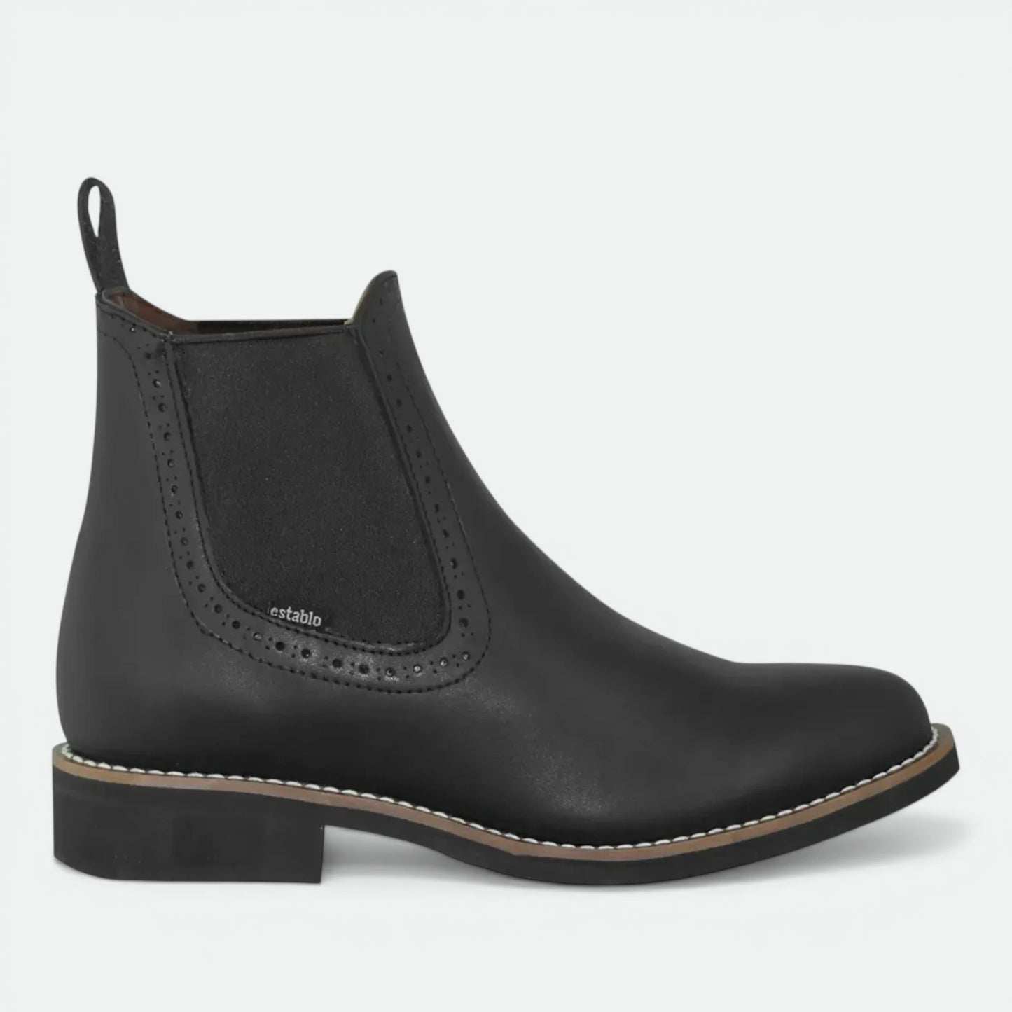 Bota Botin Establo Modelo 641 Piel Res Suela Goma