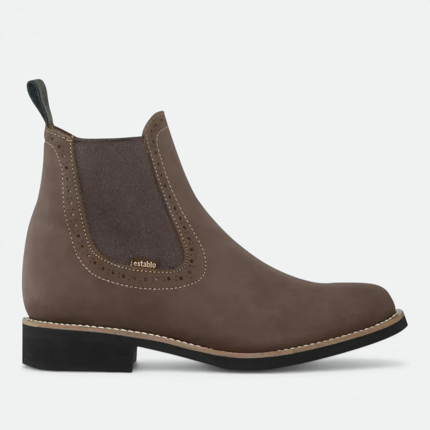 Bota Botin Establo Modelo 641 Piel Res Suela Goma