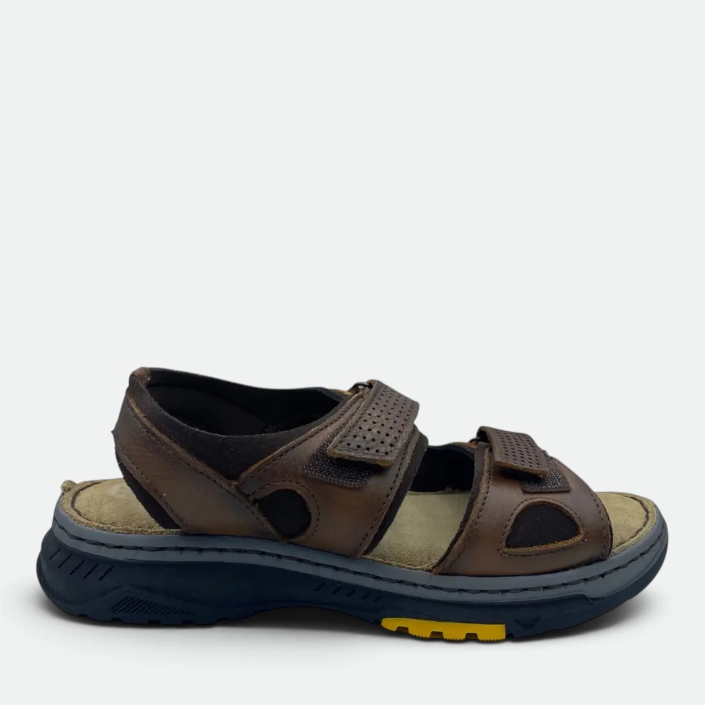 Sandalias Para Caballero Lobo Solo Modelo 6513 Piel