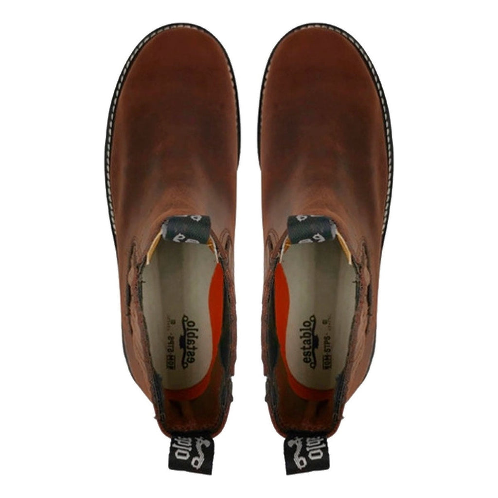 Bota Botin De Trabajo Con Casquillo Establo Modelo 500