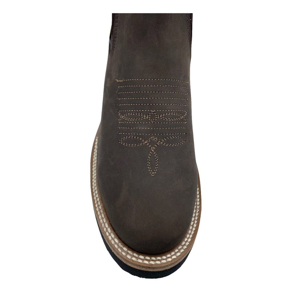 Bota Botin Establo Modelo 980 De Piel Horma Rodeo