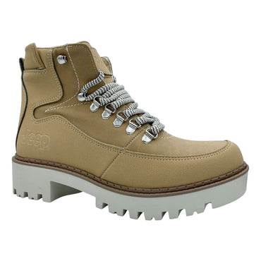 Botas Jeep Mujer 050-50 Arena Casual