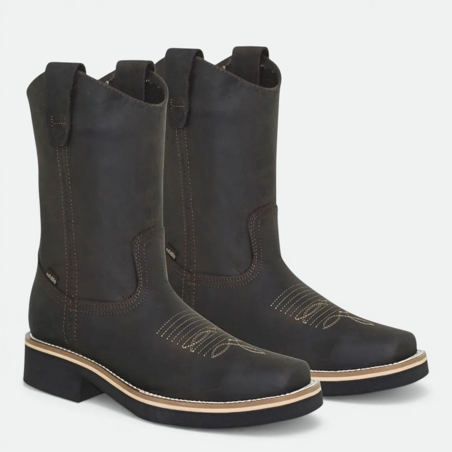 Bota Roper Establo Modelo 977 De Piel Res Horma Rodeo