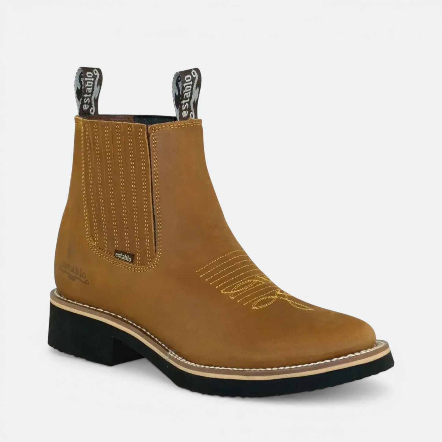 Botin Establo Modelo 980 De Piel Horma Rodeo
