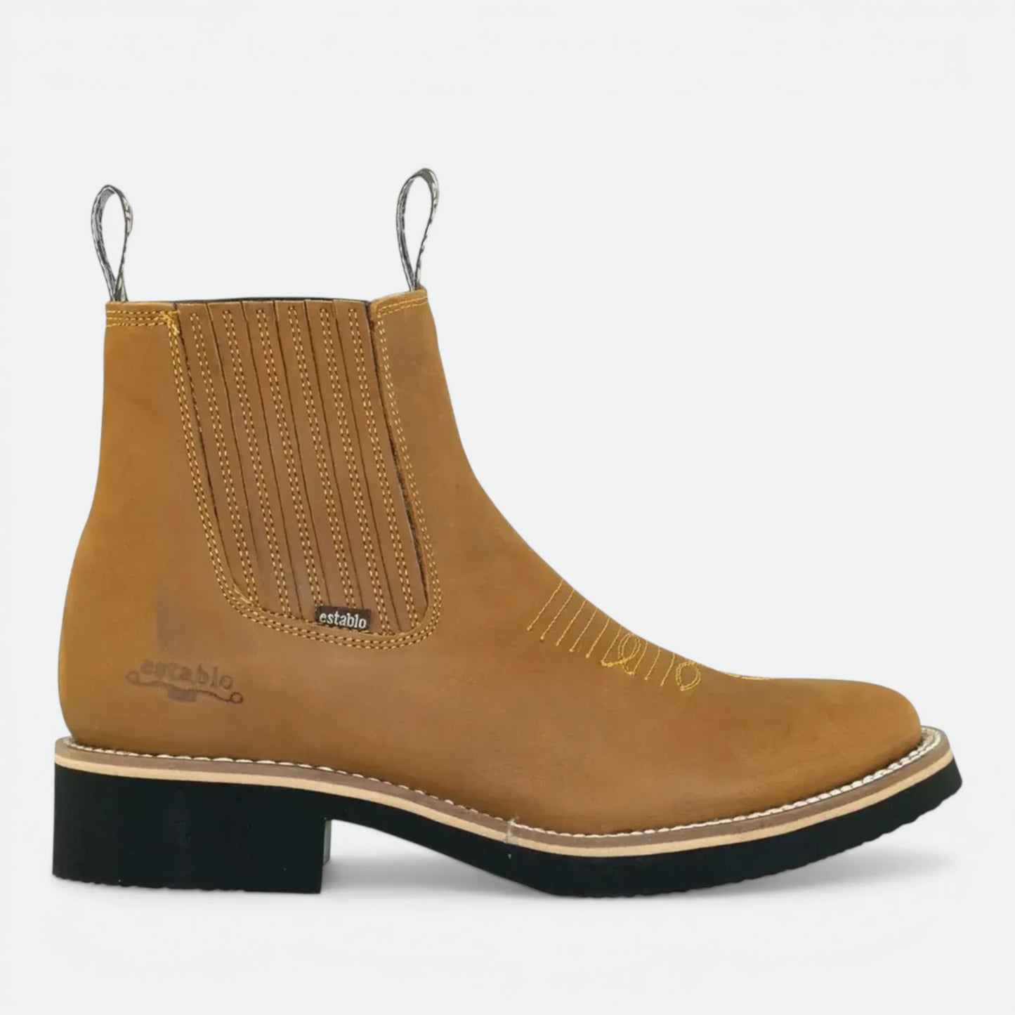 Botin Establo Modelo 980 De Piel Horma Rodeo